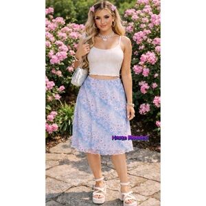 So Cool Skirt Vintage 90's Fairy Grunge Coquette y2k Mesh McBling Indie Sleaze L